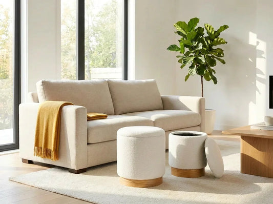 wn-hover-usescene sherpa-fur-round-storage-ottoman-stool-set-of-2-wood-base-white