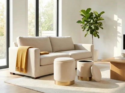 wn-hover-usescene velvet-round-storage-ottoman-set-of-2-with-gold-base-cream-36cm-31-5cm
