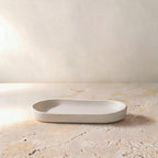 Cream Resin Bathroom Tray