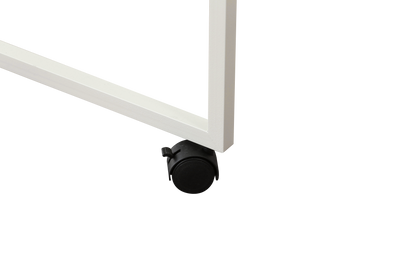 Locking castor and powder-coated steel frame on the WarmyNest 3-tier clothes airer
