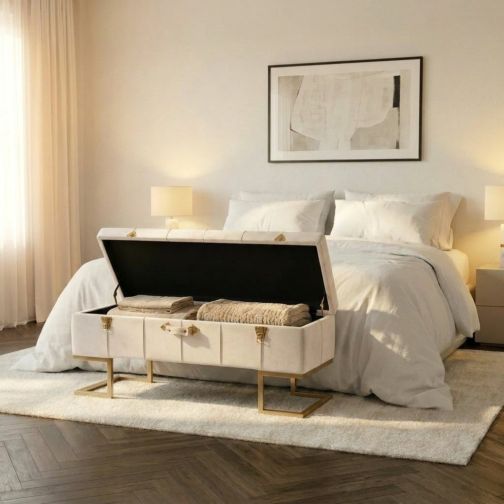 wn-hover-usescene velvet-storage-ottoman-bench-with-gold-iron-base-cream-105cm
