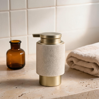 Gold & Sand Resin Lotion Dispenser