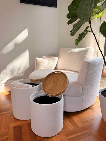 wn-shoot-trayflip chenille-fabric-round-storage-ottoman-stool-with-tray-set-of-2-beige