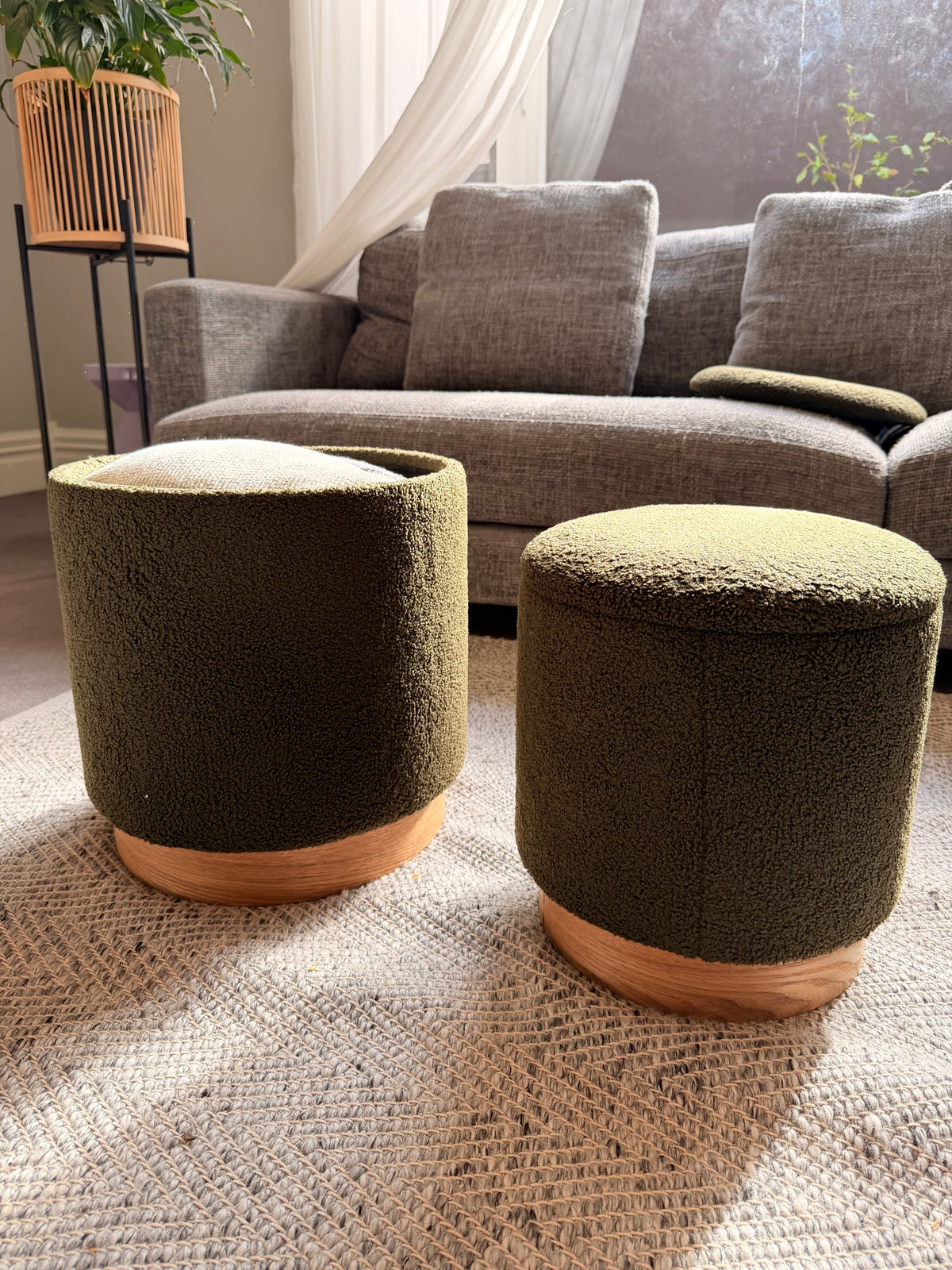 wn-shoot-pair sherpa-fur-round-storage-ottoman-stool-set-of-2-wood-base