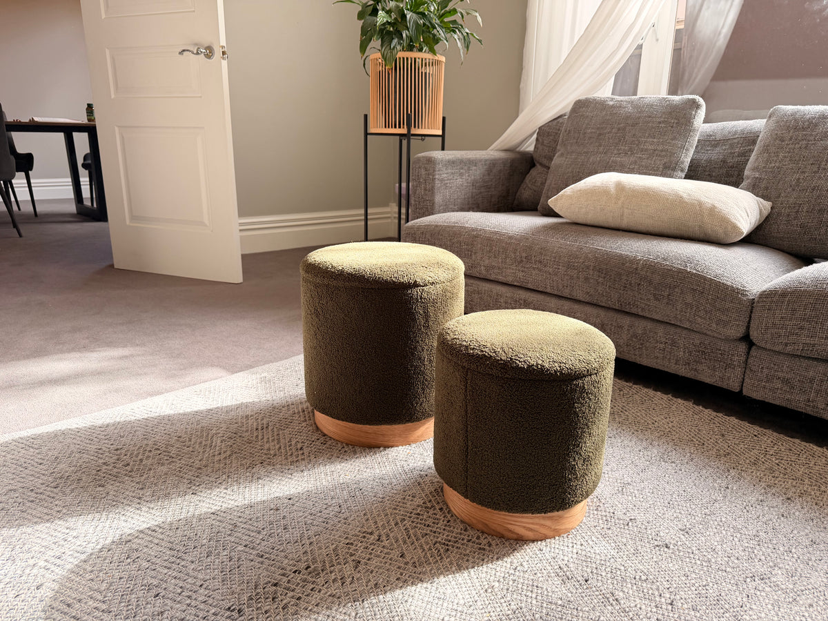 wn-shoot-room sherpa-fur-round-storage-ottoman-stool-set-of-2-wood-base