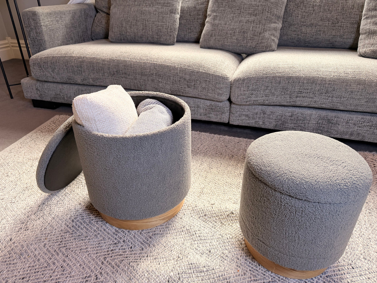 wn-shoot-open sherpa-fur-round-storage-ottoman-stool-set-of-2-wood-base-grey