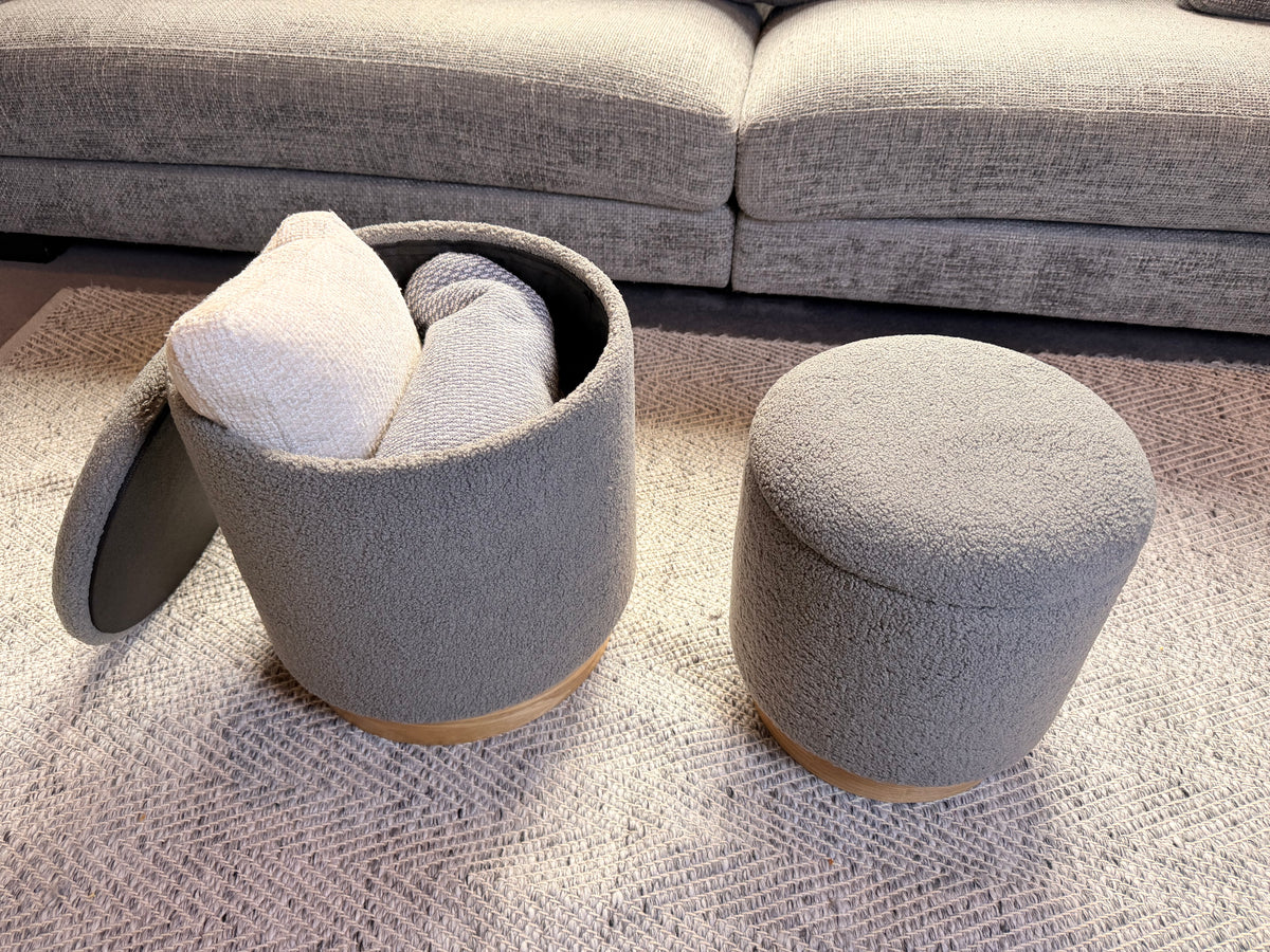 wn-shoot-filled sherpa-fur-round-storage-ottoman-stool-set-of-2-wood-base-grey
