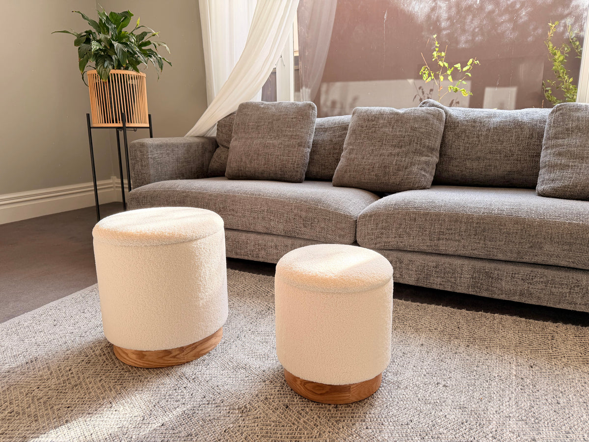 wn-shoot-pair sherpa-fur-round-storage-ottoman-stool-set-of-2-wood-base-white