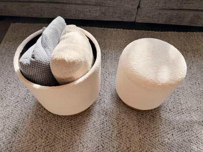 wn-shoot-filled sherpa-fur-round-storage-ottoman-stool-set-of-2-wood-base-white