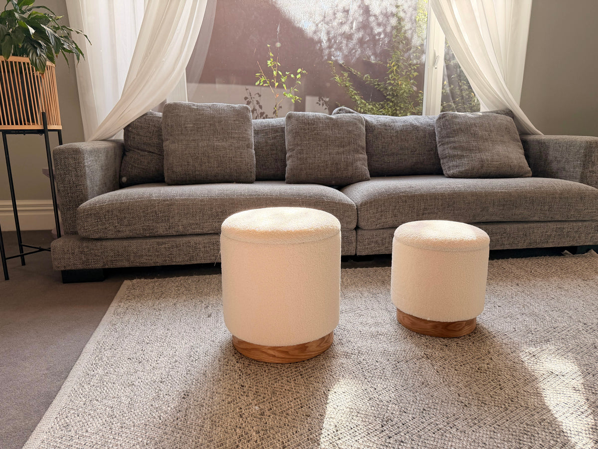 wn-shoot-room2 sherpa-fur-round-storage-ottoman-stool-set-of-2-wood-base-white