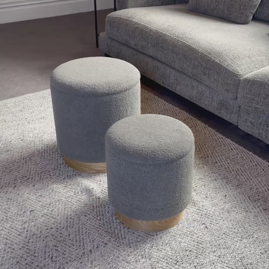 wn-pdp-video shoot-2026-09-14 sherpa-fur-round-storage-ottoman-stool-set-of-2-wood-base-grey