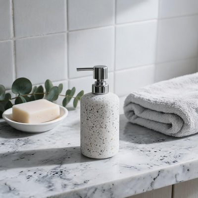 Nordic Terrazzo Cement Lotion Dispenser